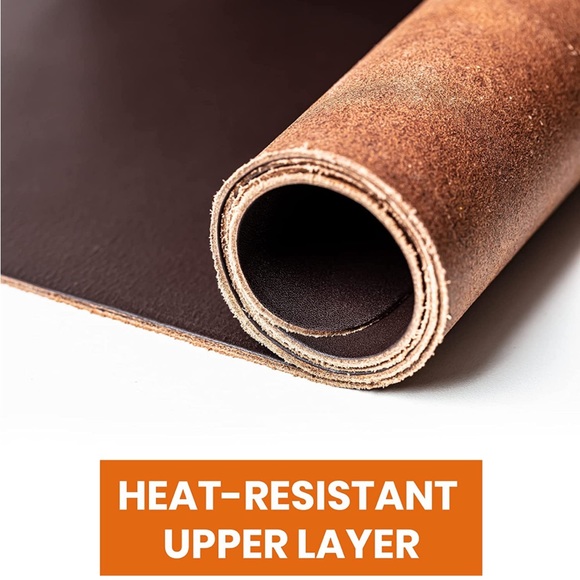 Leather Nomads Premium Leather Desk Pad with Coaster and Lens Wipe - New In Box - Picture 9 of 11